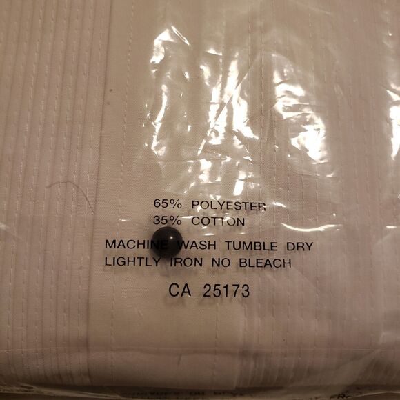 NEIL ALLYN TUXEDO SHIRT 2XL White 37/38 WING COLLAR MPORTED FABRIC Tux Studs Men - Picture 10 of 11